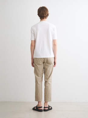 Men's high gauge smooth s/s henley 詳細画像