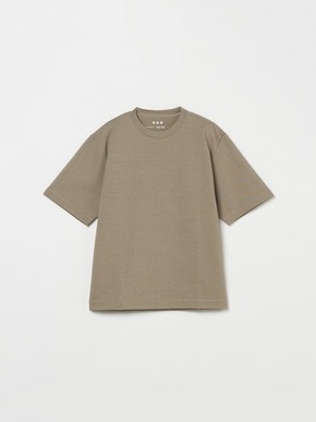 Men's heavy mercerized cotton s/s crew neck 詳細画像