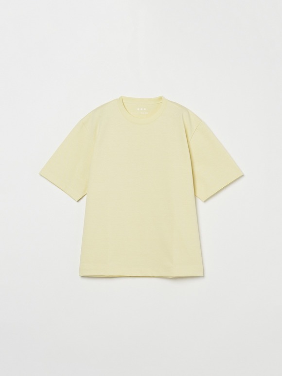 Men's heavy mercerized cotton s/s crew neck