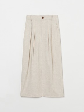 Rayon linen straight skirt 詳細画像