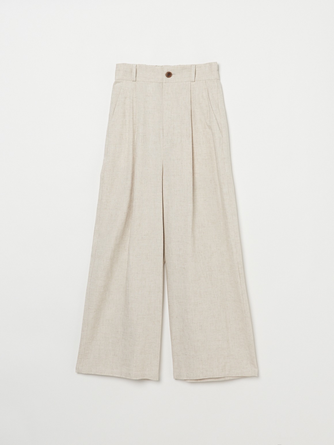 Rayon linen wide pant｜スリードッツ オフィシャルオンラインショップ