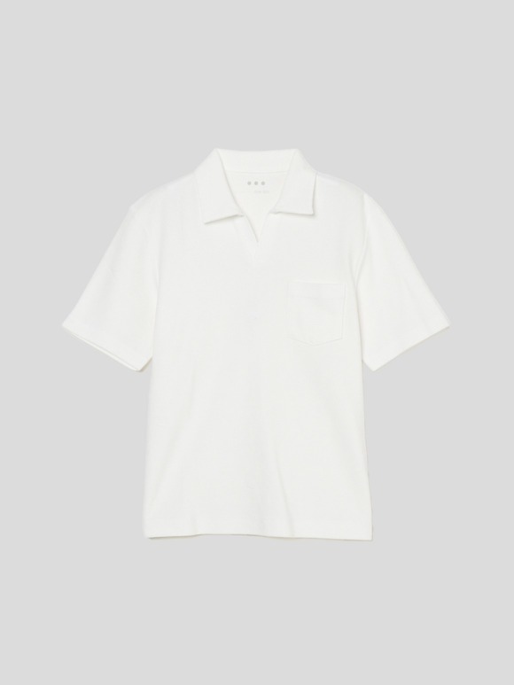 Men's compact pile skipper polo