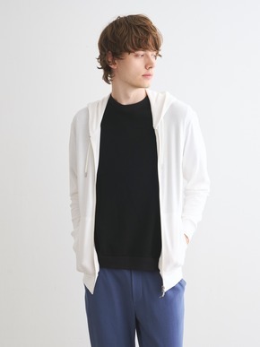 Men's compact pile l/s zip hoody 詳細画像