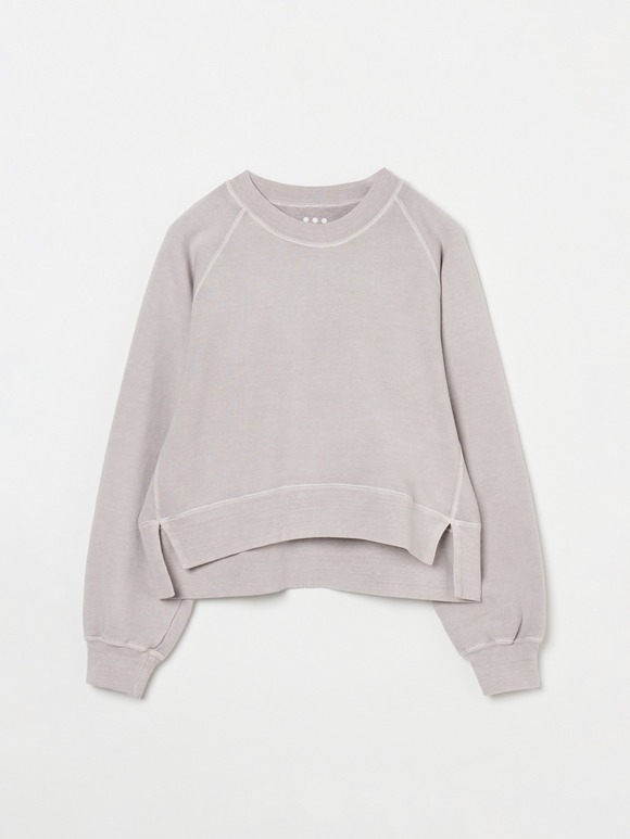 Pigment dyed french terry sweat