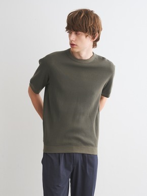 Men's pima waffle s/s sweat 詳細画像