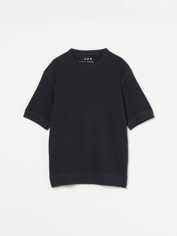 Men's pima waffle s/s sweat