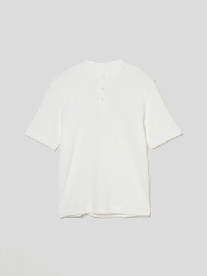 Men's pima waffle s/s henley 詳細画像