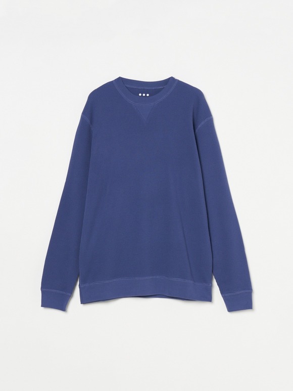 Men's pima waffle l/s sweat