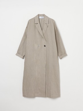 Rough linen trench 詳細画像