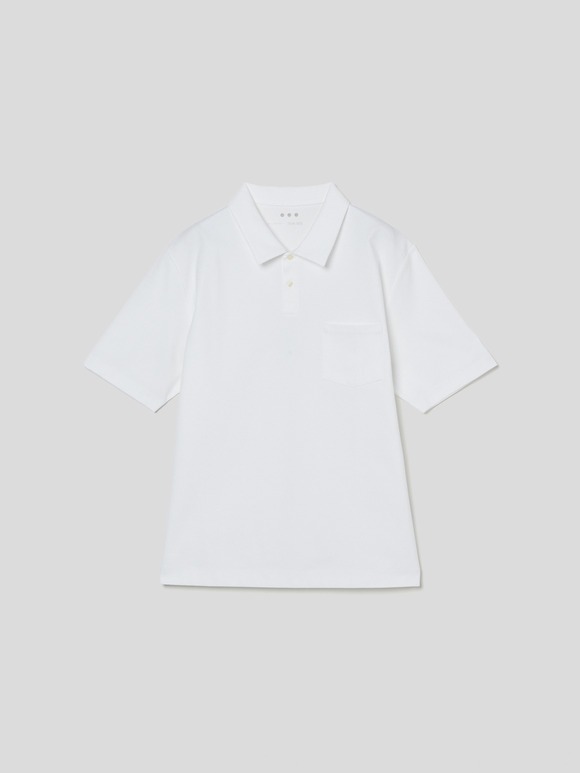 Men's high gauge ripple s/s polo