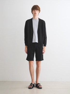 Men's organic cotton v neck cardigan 詳細画像