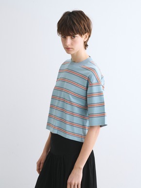 Sleek sweater s/s knitted tshirt 詳細画像