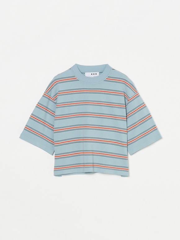 Sleek sweater s/s knitted tshirt