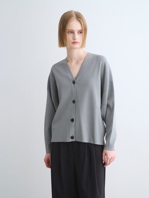 Sleek sweater button cardigan 詳細画像