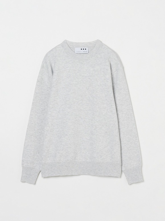 Power smooth knit crew neck