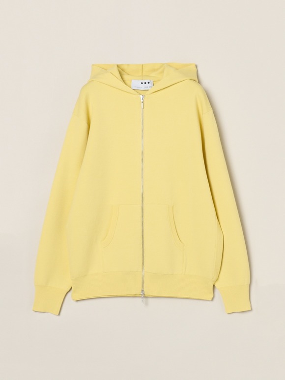 Power smooth knit zipup hoody