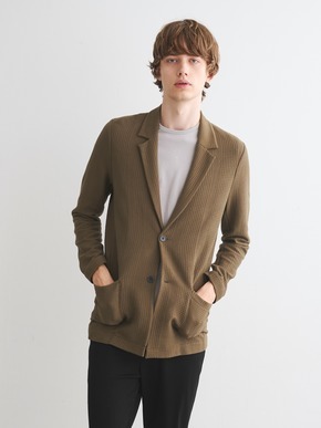 Men's waffle 2button jacket 詳細画像