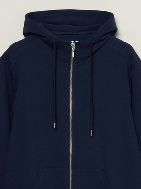 Men's stretch ponte zip hoody 詳細画像