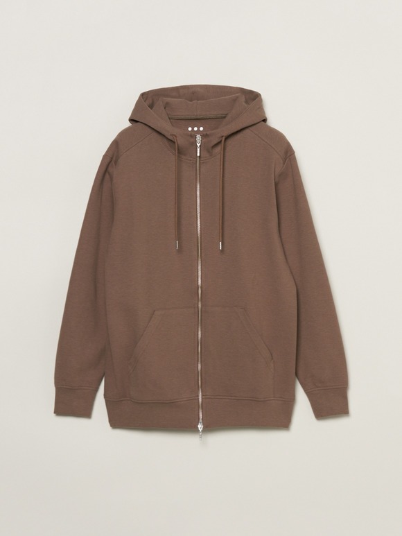 Men's stretch ponte zip hoody