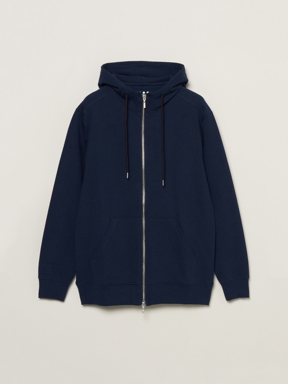 Men's stretch ponte zip hoody