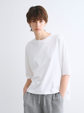 Powdery cotton half slv wide tee 詳細画像