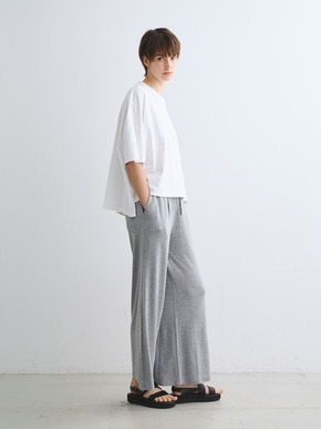 Powdery cotton half slv wide tee 詳細画像