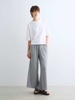 Powdery cotton half slv wide tee 詳細画像