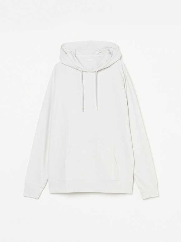 Men's powdery cotton pull hoody