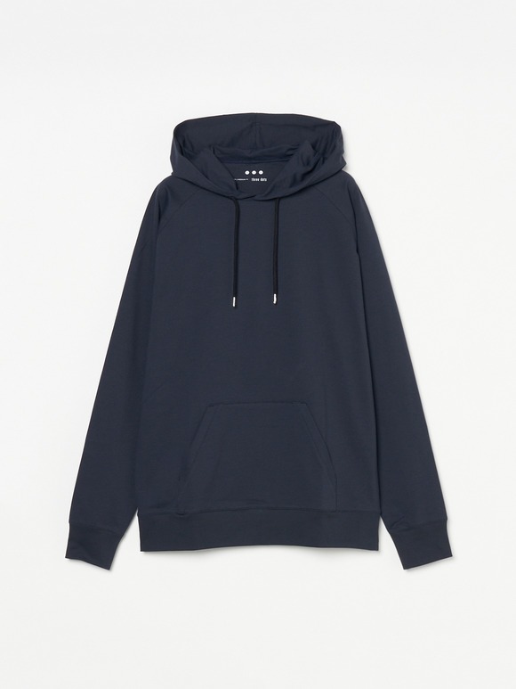 Men's powdery cotton pull hoody