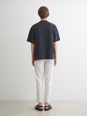 Men's powdery cotton urban fit crew neck 詳細画像