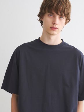 Men's powdery cotton urban fit crew neck 詳細画像