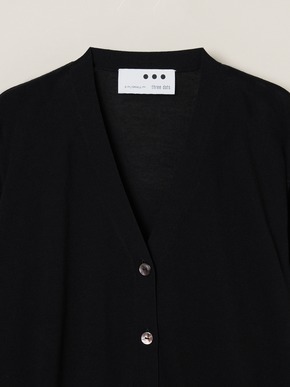 Soft cotton rayon cardigan 詳細画像
