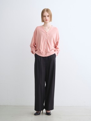 Soft cotton rayon cardigan 詳細画像