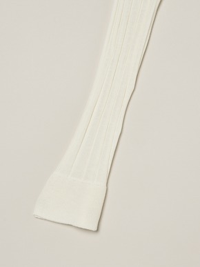 Soft cotton rayon rib cardigan 詳細画像