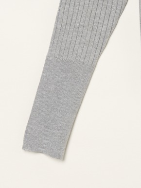 Basic sweater rib knit tee 詳細画像