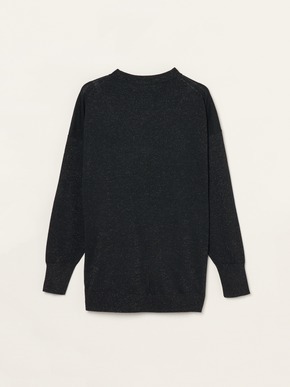 Lurex sweater loose pullover 詳細画像