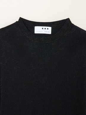 Lurex sweater loose pullover 詳細画像