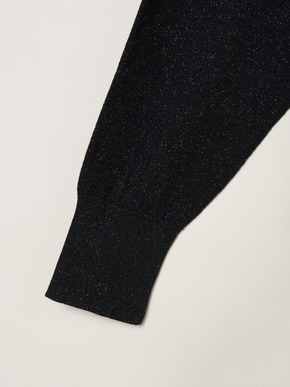 Lurex sweater loose pullover 詳細画像