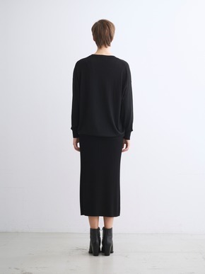 Basic sweater loose pullover 詳細画像