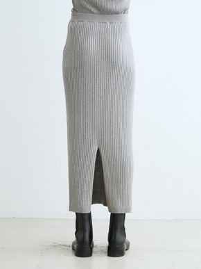 Lurex sweater rib skirt 詳細画像
