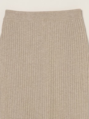 Lurex sweater rib skirt 詳細画像