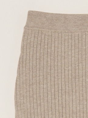 Lurex sweater rib skirt 詳細画像