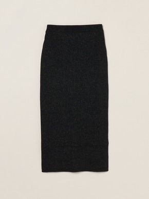 Lurex sweater rib skirt 詳細画像