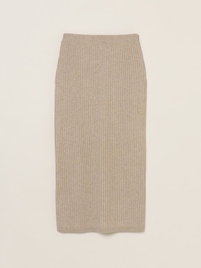 Lurex sweater rib skirt 詳細画像