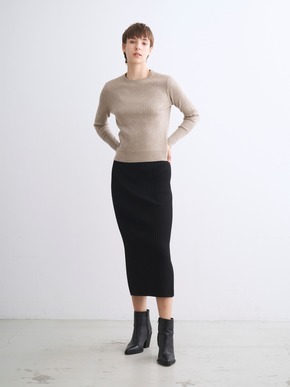 Basic sweater rib skirt 詳細画像
