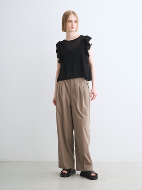 Shimmer sweater  ruffle top 詳細画像