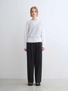 Shimmer sweater mesh top 詳細画像