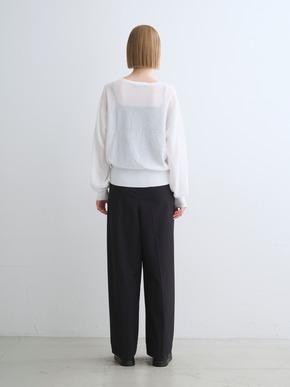 Shimmer sweater mesh top 詳細画像