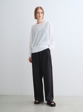 Shimmer sweater mesh top 詳細画像
