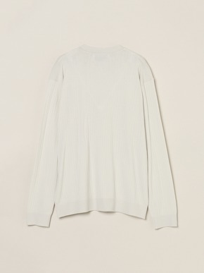 Men's cotton cashmere crew neck 詳細画像